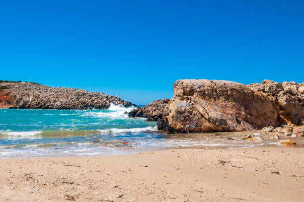 istock Beautiful summer landscape with a rocky beach 930488994