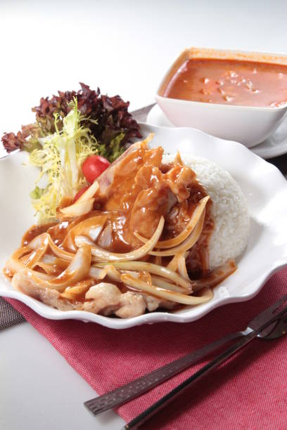 istock rice with meat and other ingredients 930492222