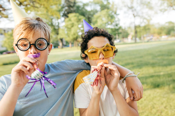 istock Kids having fun on birthday party 930495018