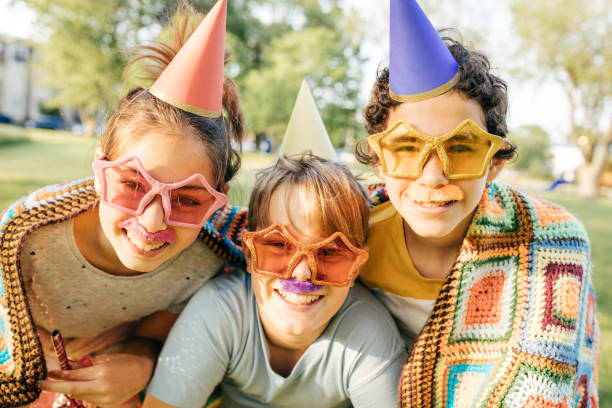 istock Kids having fun on birthday party 930495028