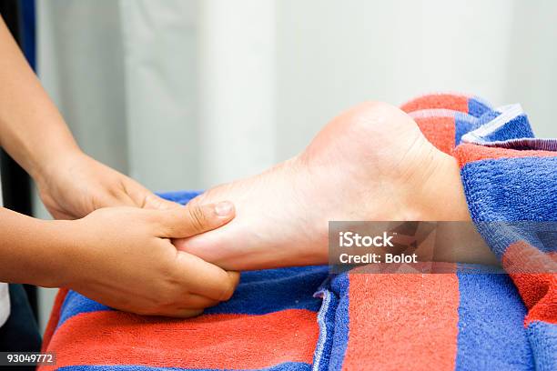 Foot Massage Stock Photo - Download Image Now - Adult, Alternative Therapy, Beautiful Woman