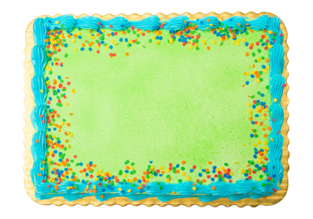 torta vuota - aggiungi la tua scrittura o il tuo messaggio - cake decorations foto e immagini stock