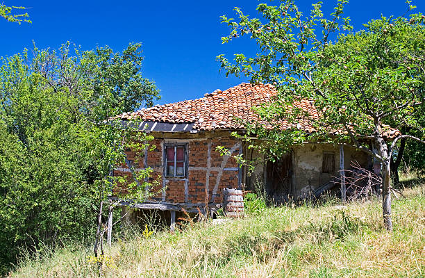 istock Abandoned house in the mountains. 93050339