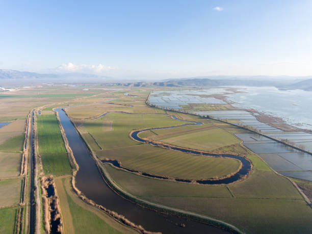 istock Aerial View of a beautiful river 930507980