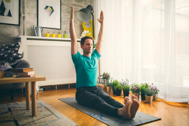 istock Yoga At Home 930518198