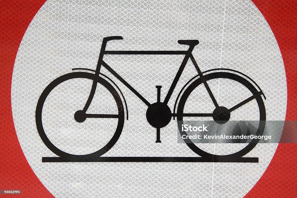 Fahrrad-Schild - Lizenzfrei Fahrrad Stock-Foto