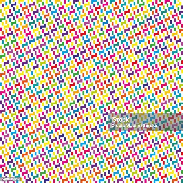 Vector Color Pattern Stock Illustration - Download Image Now - Abstract ...