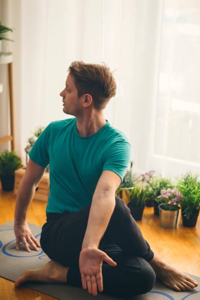 istock Yoga At Home 930536586