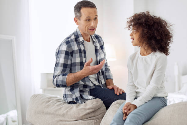 istock Loving father talking with his daughter 930546876