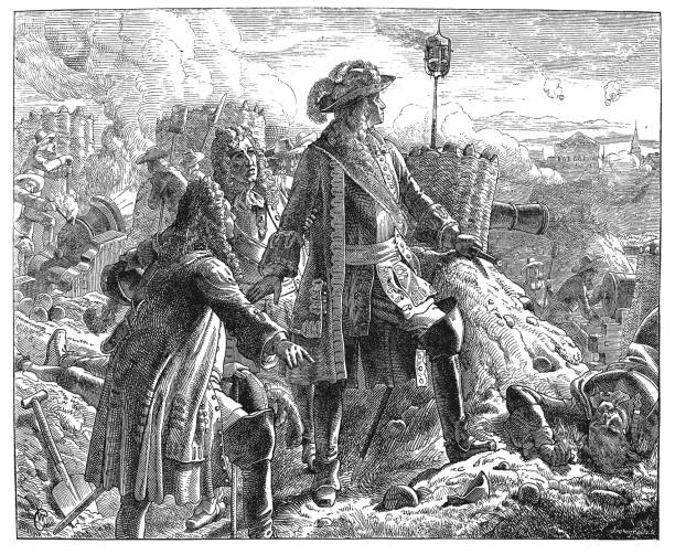 istock Siege of Landau (1702) ,King Joseph in front of Landau 930549290