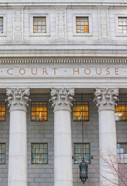 istock Close up of American Courthouse building. 930551984