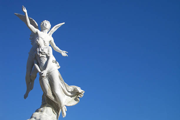 istock Angel guiding a soul 93055510