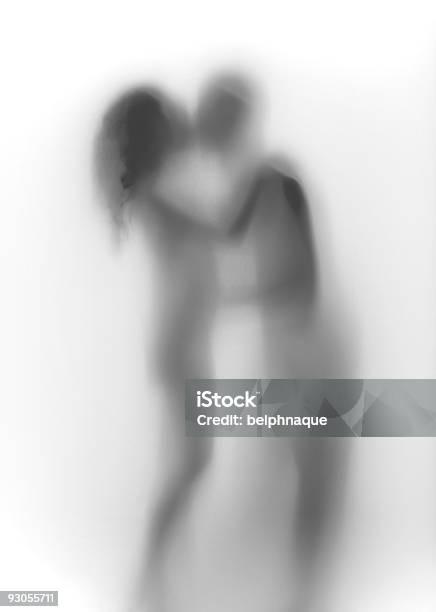 Coppia In Amore Astratto - Fotografie stock e altre immagini di Adulto - Adulto, Amore, Composizione verticale