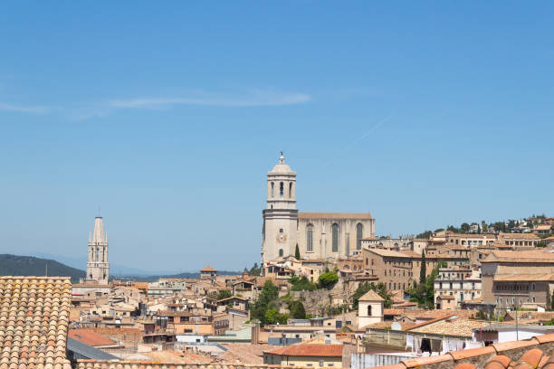 istock Boulevard on the fortress wall. Girona View from the top. 930565058