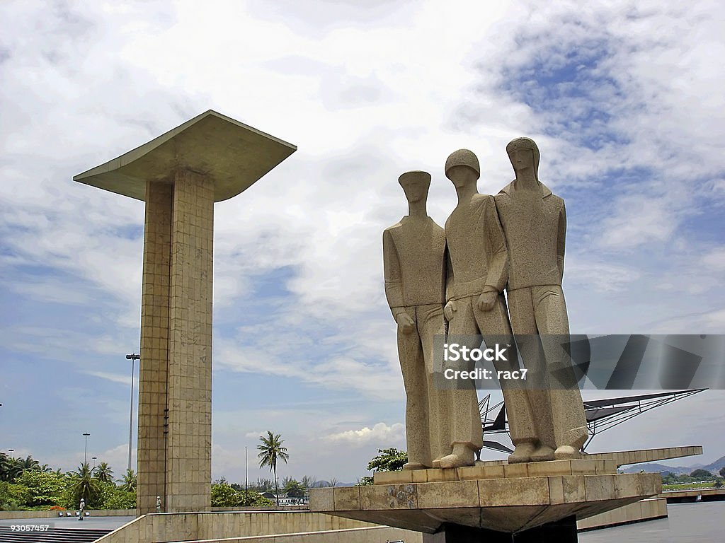 monument dla brazilians piechota morska-Rio de Janeiro, Brazylia - Zbiór zdjęć royalty-free (Brazylia)