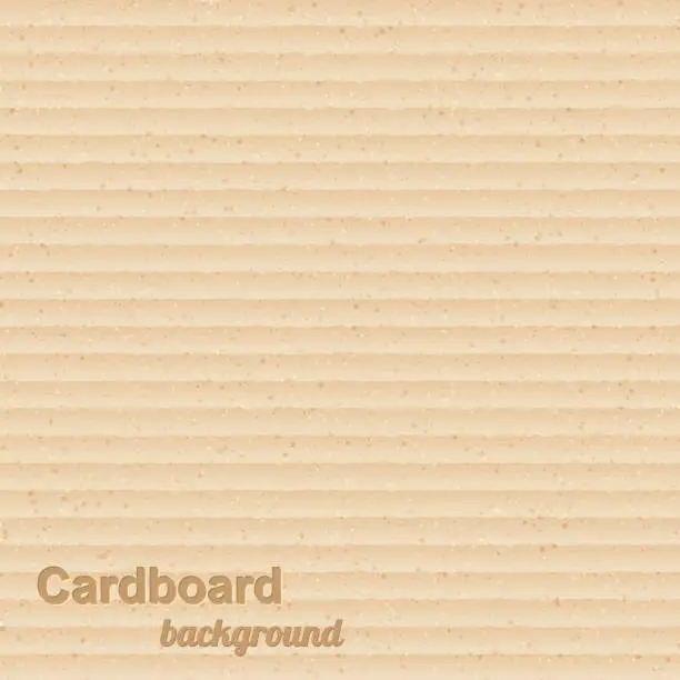 Vector illustration of Textured cardboard. Vector illustration