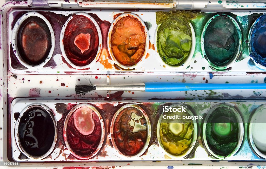 Water Colors  Art Stock Photo