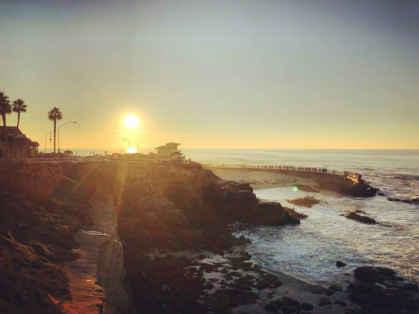 istock Sunset on La Jolla Beach, California, USA 930578396
