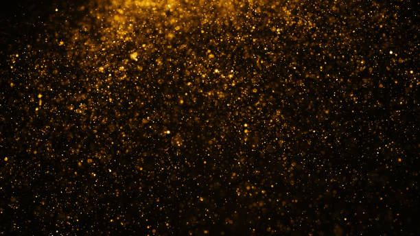 istock glowing particles, stars and sparkling flow 930578958