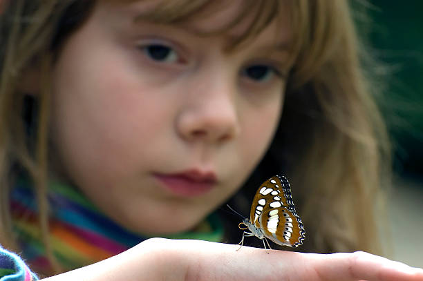 istock Girl with Butterfly 93058050