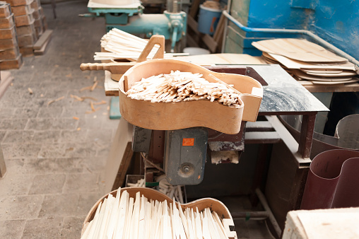 factory for the production of bent wood products. Tools for processing and gluing. Manufacture of guitars and stringed musical instruments.