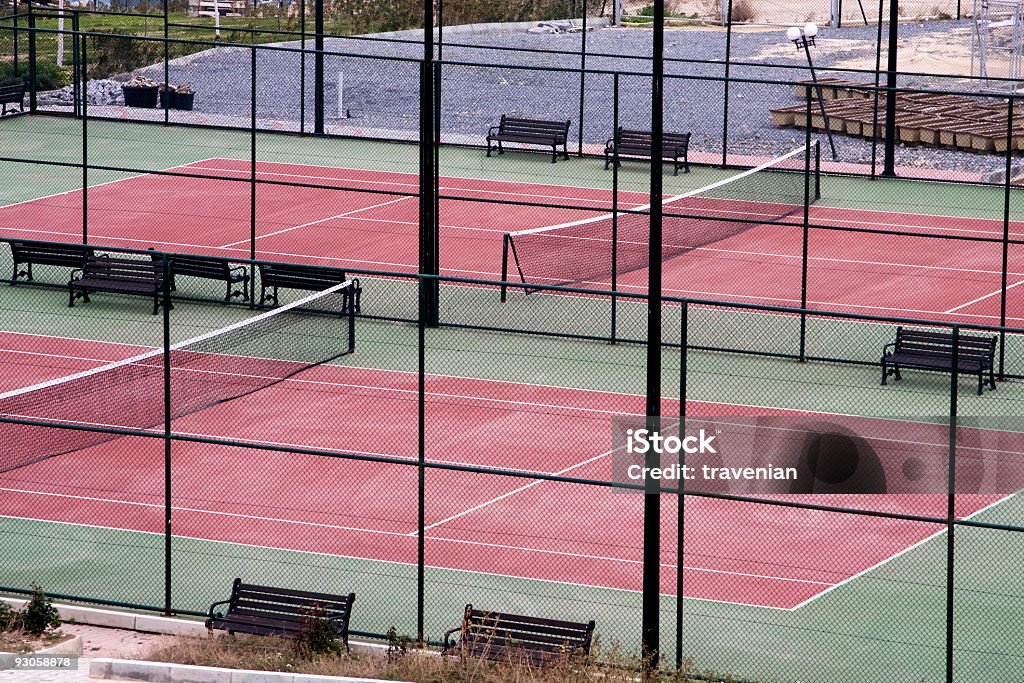 Quadra de tênis - Foto de stock de Esporte royalty-free