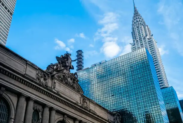 Grand Central and Chrysler building in daytime