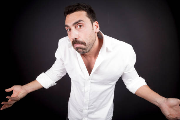istock Young handsome man with beard and mustache studio portrait 930597608