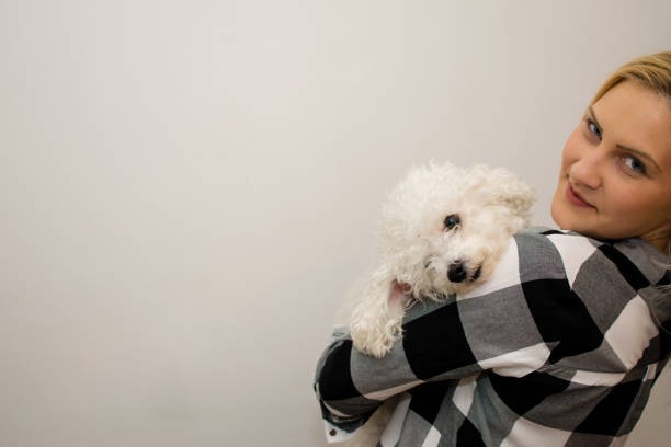 Woman and her dog