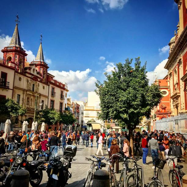 istock Street scape Seville, Spain 930607992