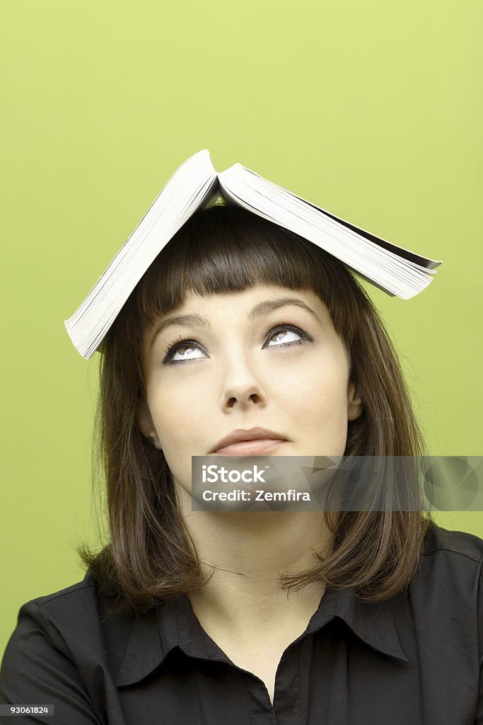 Loco sobre libros. - Foto de stock de Adulto libre de derechos