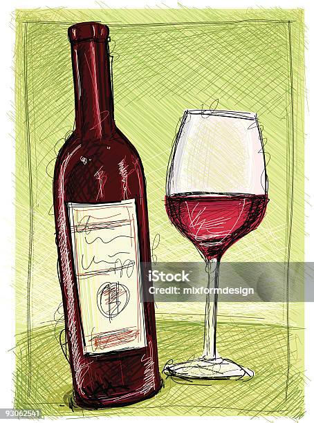 Rotwein Kompositon 붉은 포도주에 대한 스톡 벡터 아트 및 기타 이미지 - 붉은 포도주, 일러스트레이션, 와인