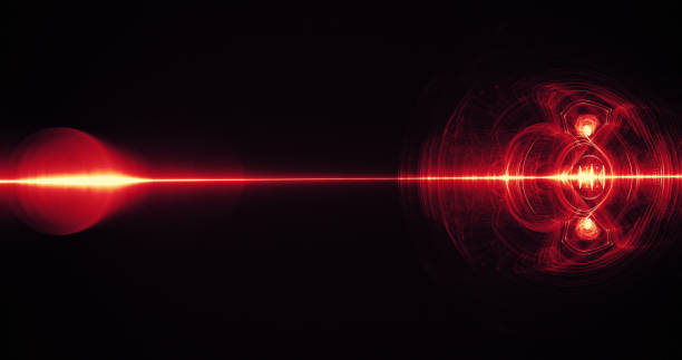 istock Red And Yellow Abstract Lines Curves Particles Background 930625678