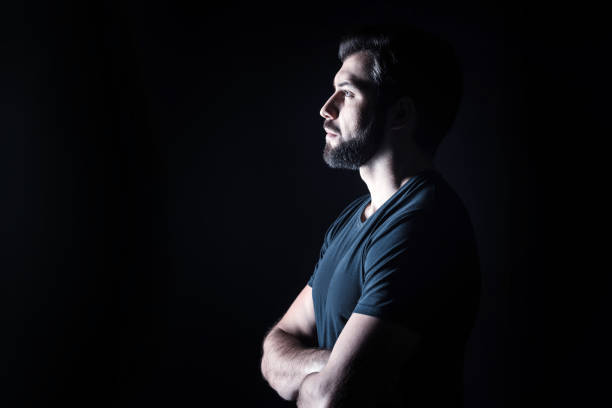 istock Pleasant handsome man looking in front of him 930626256