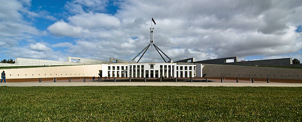 국회의사당, 캔버라, 호주 스톡 사진