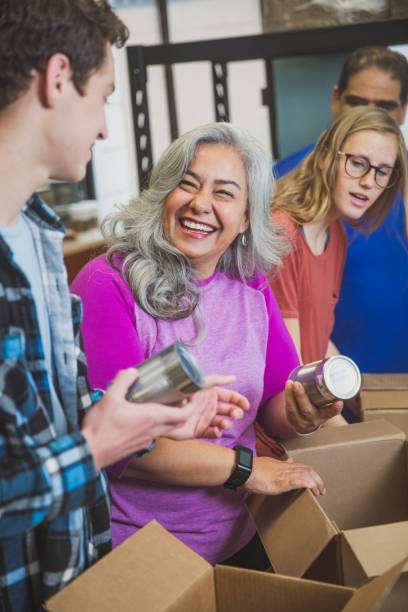 istock Diverse Team Volunteering Food Drive 930631400