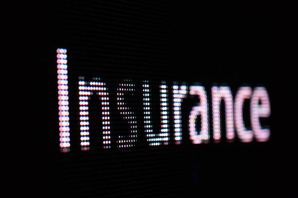 istock Insurance letter concept in big led screen 930636836