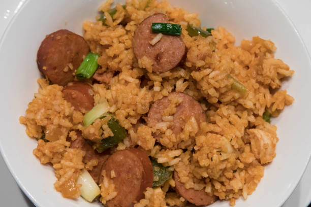 istock Jambalaya in a white bowl 930636922