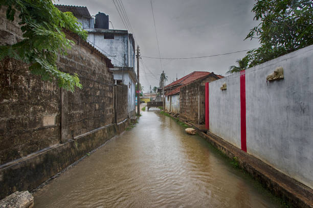 Flood in valvettithurai Sri Lanka