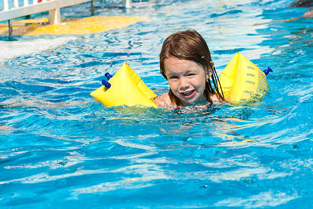 istock Beauty girl in swimming pool 93064309