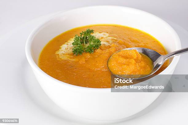 Carrot Soup Stock Photo - Download Image Now - Carrot Soup, Coriander Seed, Autumn