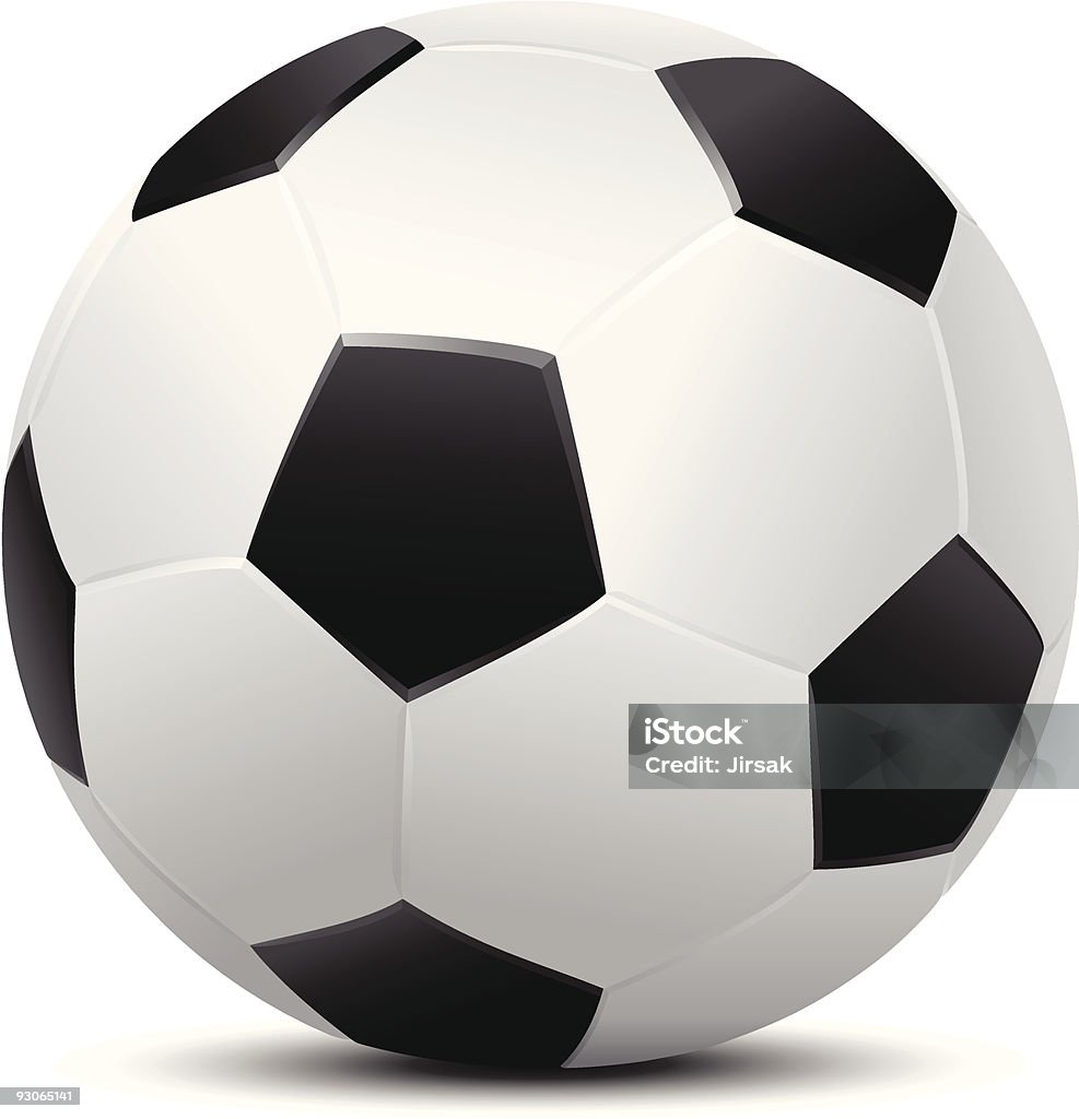 Bola de Futebol (vector - Royalty-free Bola arte vetorial