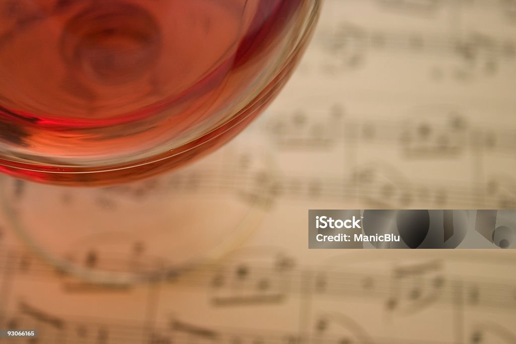 Wein und song - Lizenzfrei Klassische Musik Stock-Foto