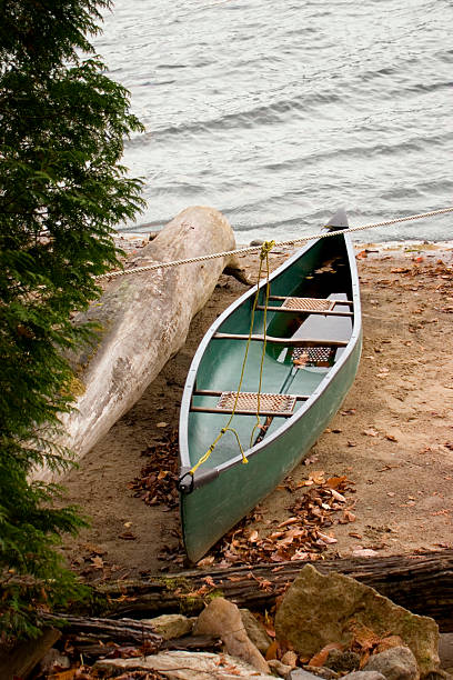 istock Canoe by the lake 93067095