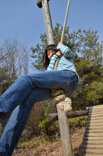 Girl's playing in the park