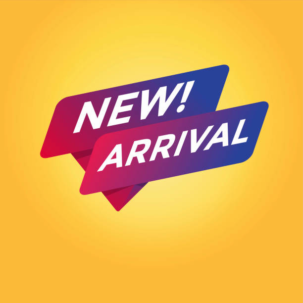 ilustrações de stock, clip art, desenhos animados e ícones de new arrival tag sign. - new arrivals