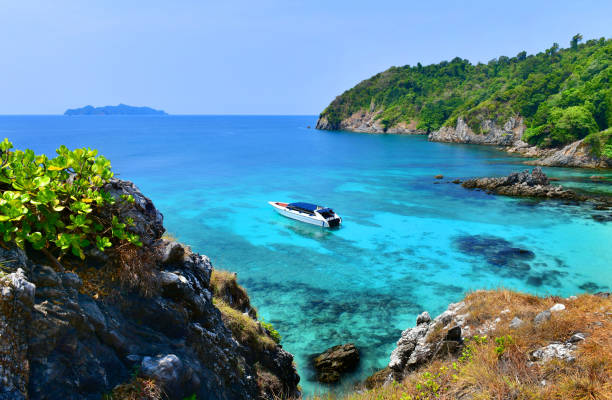 istock Cock Burn Island in Myanmar 930683438