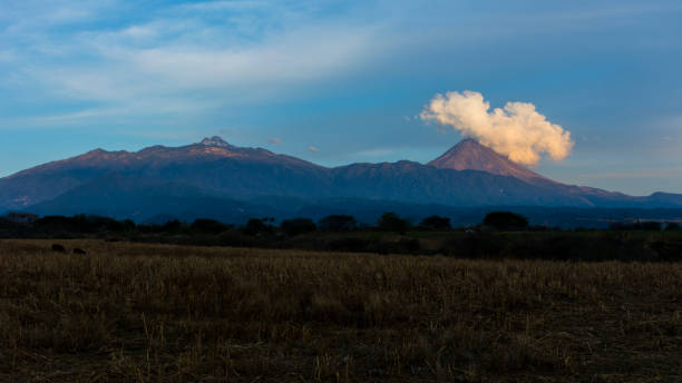 istock Panoramic view of the volcanoes from the west. 930687042