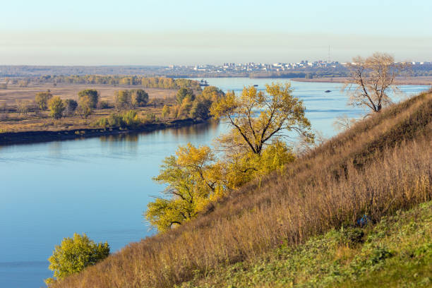 istock autumn landscape on the river 930689860