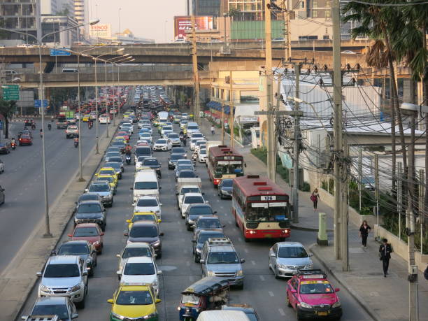 istock traffic jam in Bangkok 930694108